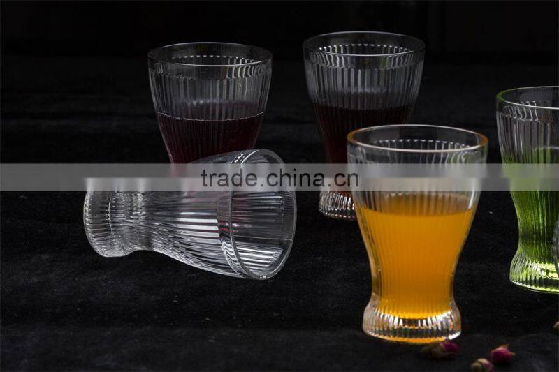 2017new arrival clear glass ware cheap glass juice cup