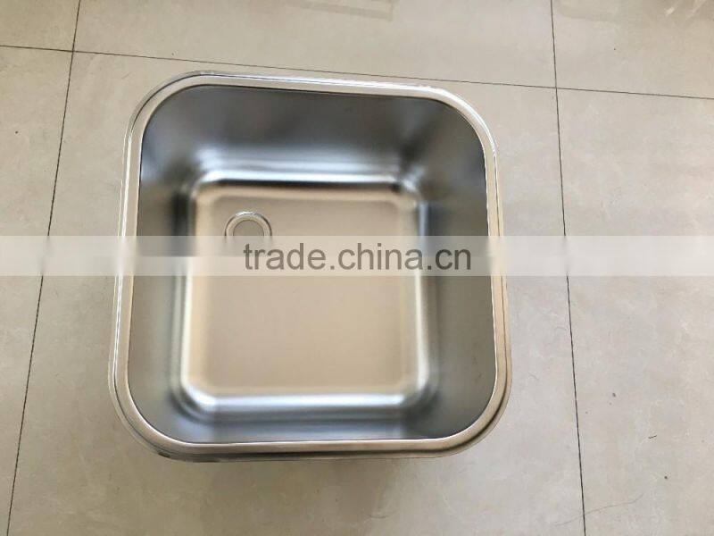 Commercial Inox Steel Sink Work Table for Restaurant Kitchen Equipment