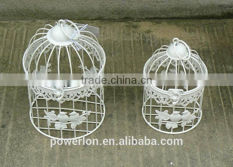 Metal Bird Cage Decorative for Wedding Card Or Planter