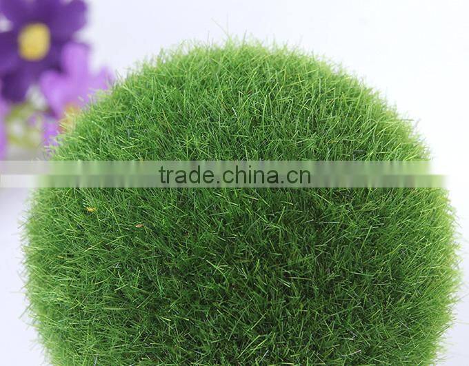 Garden supplies foam flocking ball plant artificial grass ball