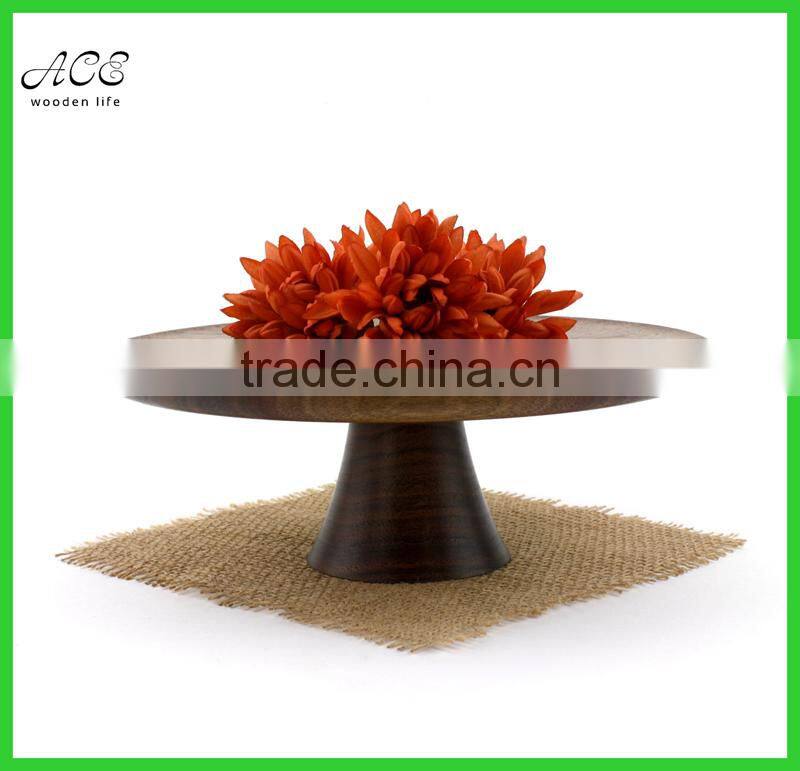 High quality painted FDA grade wooden cake stand
