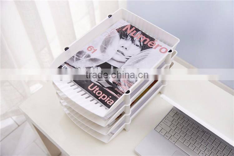Plastic Document File Tray -4Layer