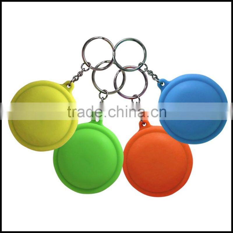 colorful and multifunctional silicone winder keychain
