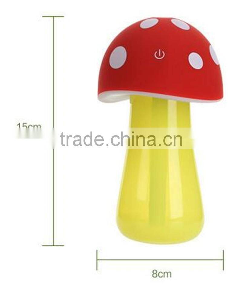 CT-738 Mini USB Humidifier Mushroom humidifier nightlights Humidifier water bottle