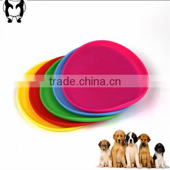 Latest design Soft & Light silicone frisbee for dog toy or training