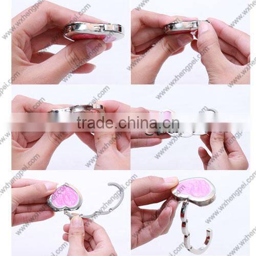 2014 new pink bowknot is concise and easy hanging buckle