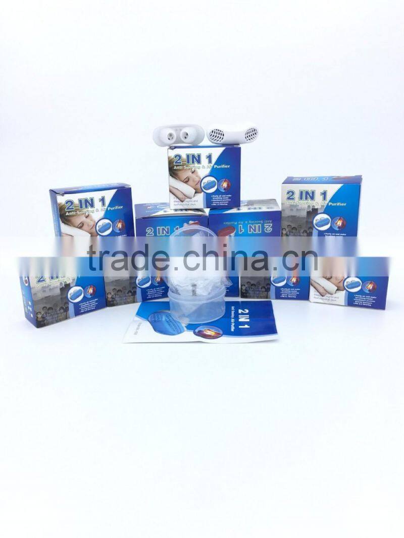 Multi-functional 2 In 1 Anti Snoring Device Air Purifier, Healthy Improve Sleeping Quality Anti-Snor Device For Wholesale