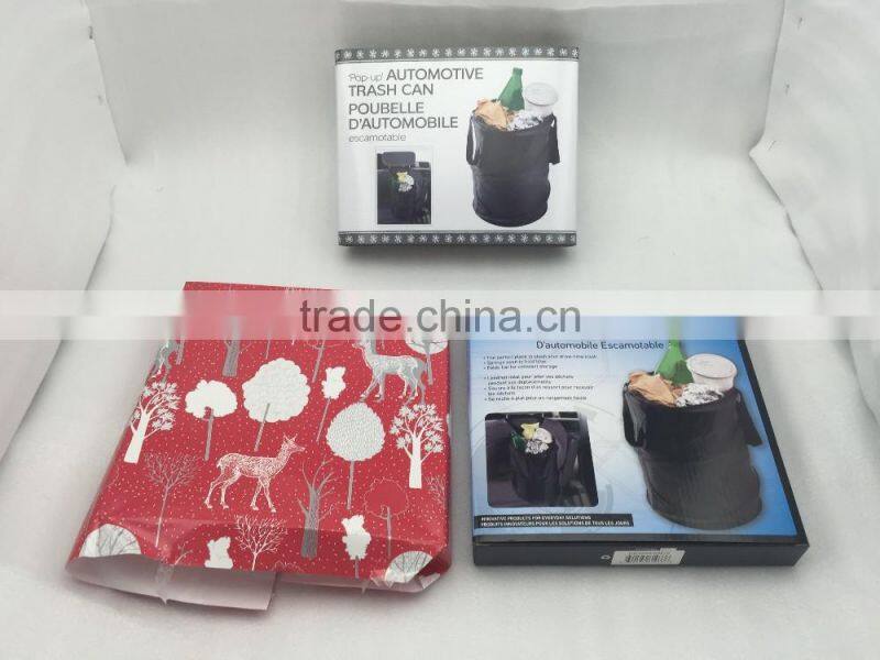 Pop up Automotive Trash Can for car/Leakproof Pop-Up Car Trash Bag/Pop-up Leak Proof Trash Can