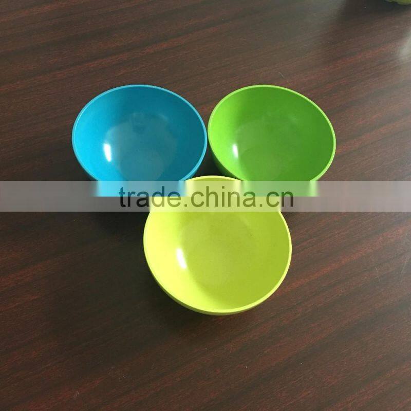 bio round bamboo fiber serving bowls