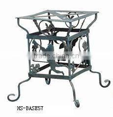Trade Assurance China supplier cast iron flower pot base,metal flower pot base