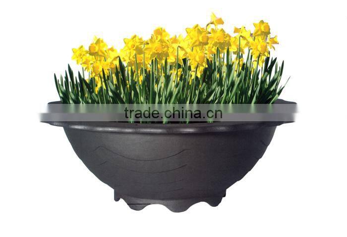Street furniture cast iron flower pot round cast iron planter