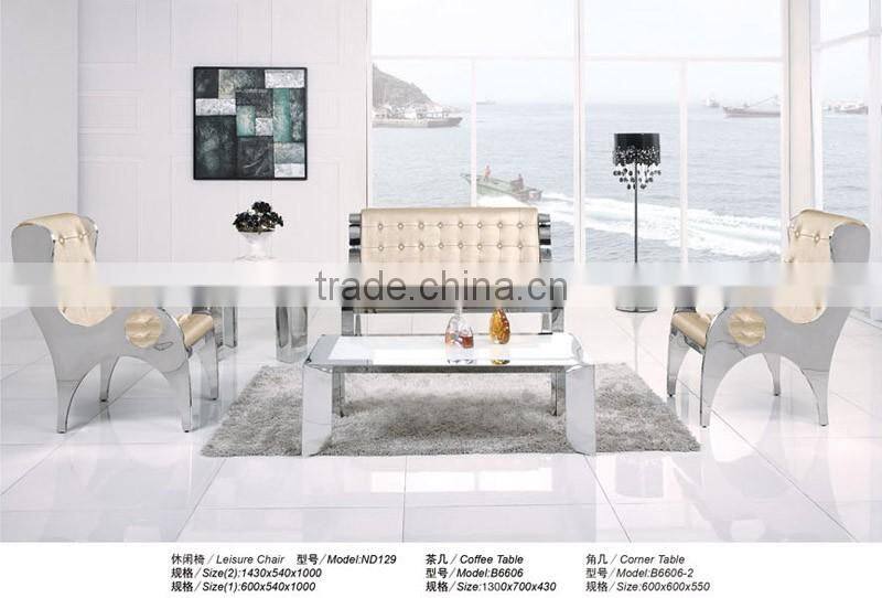 thick stainless steel leisure single sofa chair ND129