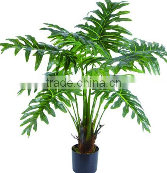 indoor Home garden decorative 100cm to 300cm Height make artificial green Philodendr live bonsai tree EXLYPZ06 0503