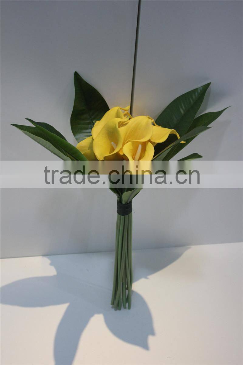 artificial flowers wholesale wholes PU bundled calla lily