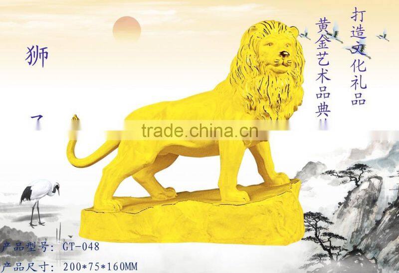 Good Quality 24k gold decorative TaiChi Old Man Figurine