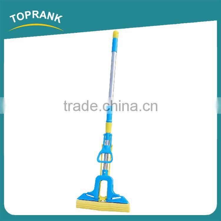 Toprank Hot Sale Telescopic Stainless Steel Handle PVA Mop, Water Squeeze PVA Sponge Mop,Water Absorbing PVA Mop