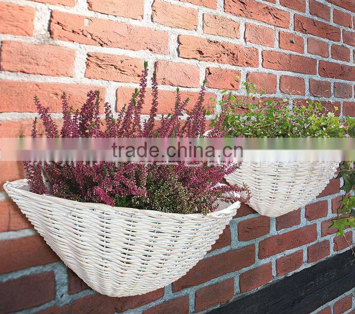 natural willow material made oval fruit basket with