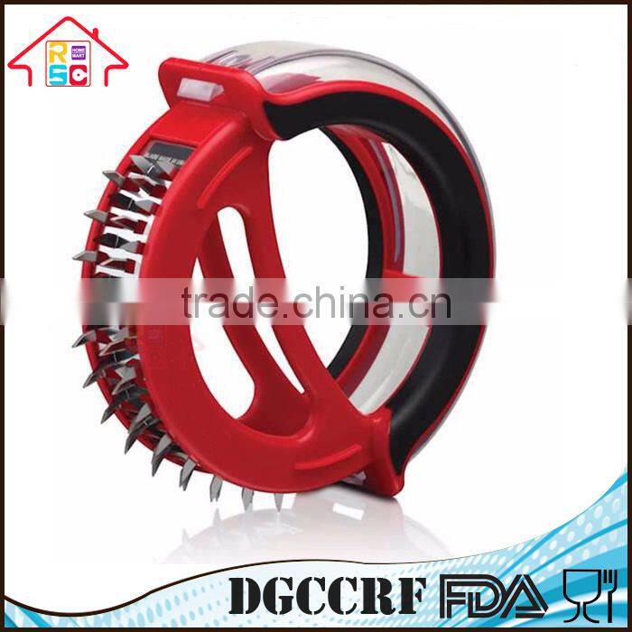 Meat Tenderizer Roller Sharp Stainless Steel Blades for Steak, Chicken, Pork