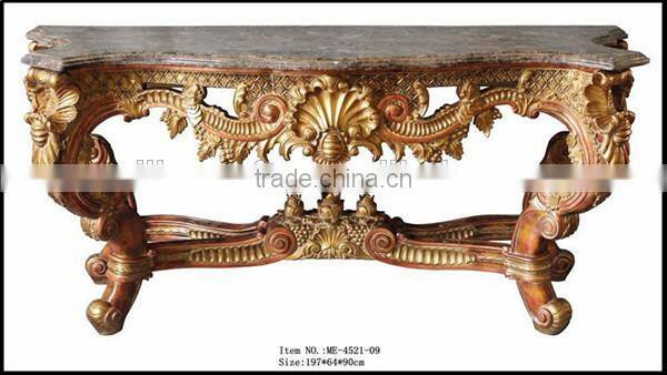 Polyresin console table for hotel lobby ME-4521-05