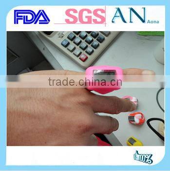 2015 custom fashion style silicone finger| thumb ring with your logo