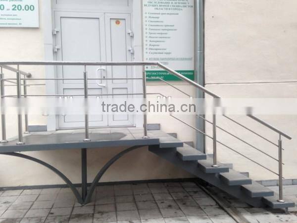 Stainless Steel Rod Bar Baluster For Interior Corridor Rod Railings