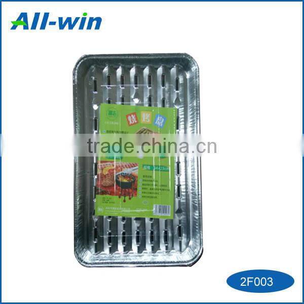 High-quality camping BBQ plate disposable Aluminium Barbecue plate