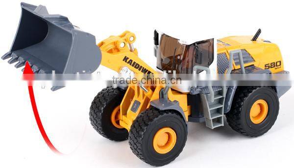 1:50 diecast toy four wheel loader ZZC123465