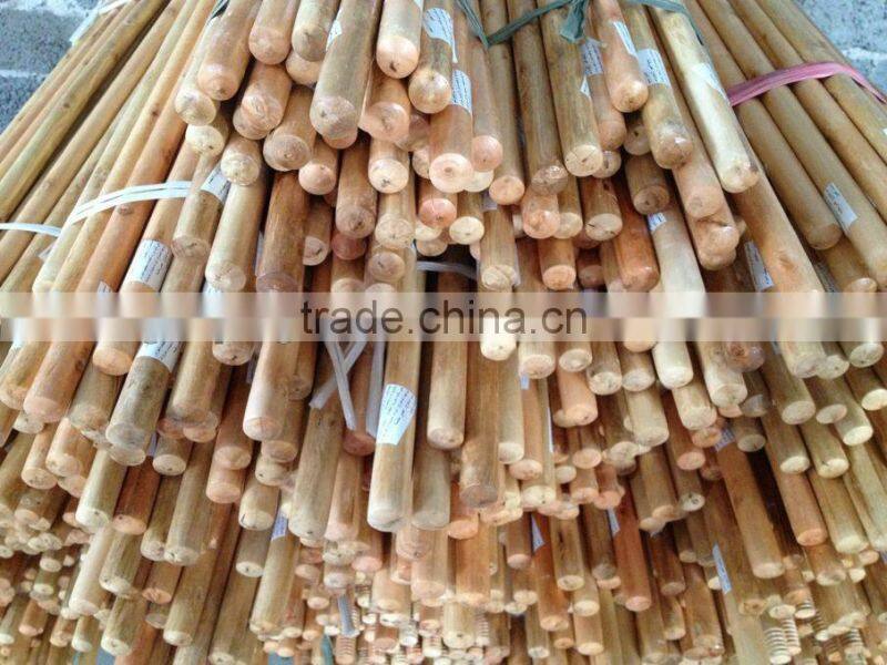 solid wooden stick whosale supplies,natural wooden poles for tools,long wood handles for shovel and spade