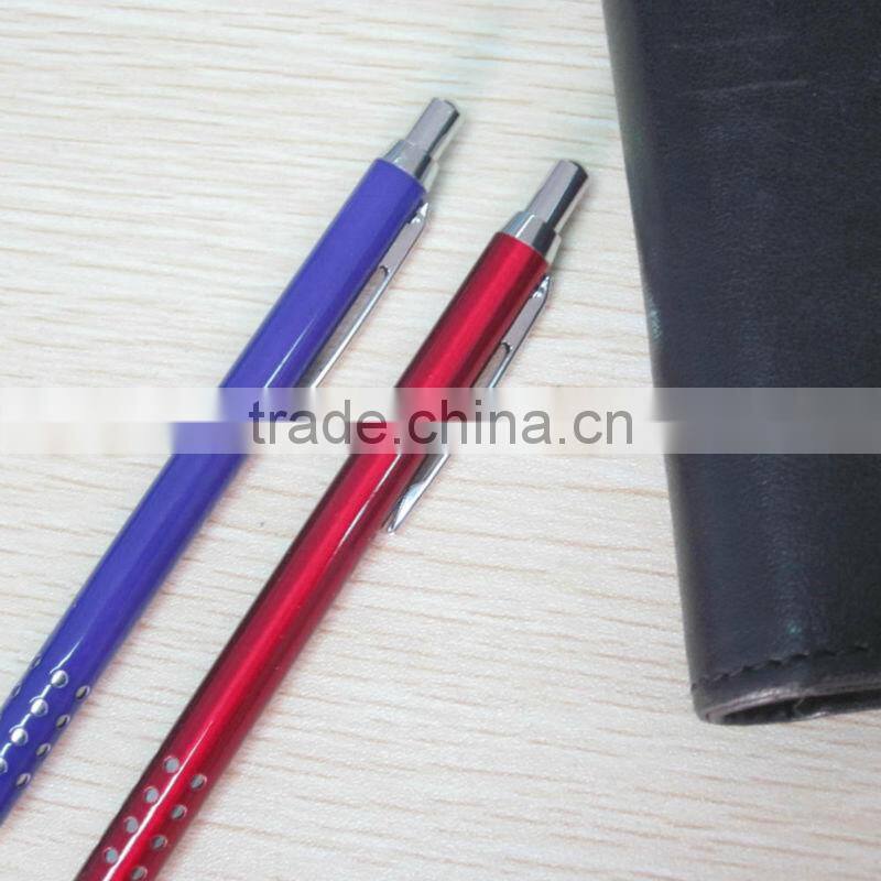 2013 hot selling 136mm promotional pen with germany refill,aluminium pen