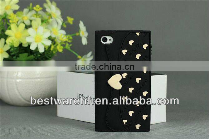 BAG shape silicone mobile phone case for apple iphone5