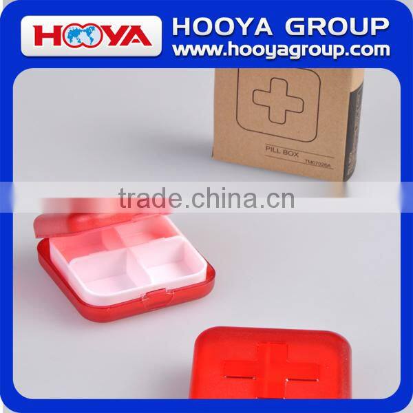 PS 6.5CM*6.5CM*2.2CM medicine box
