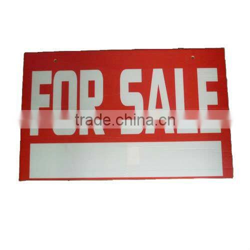 Polypropylene pp corrugated plastic sign