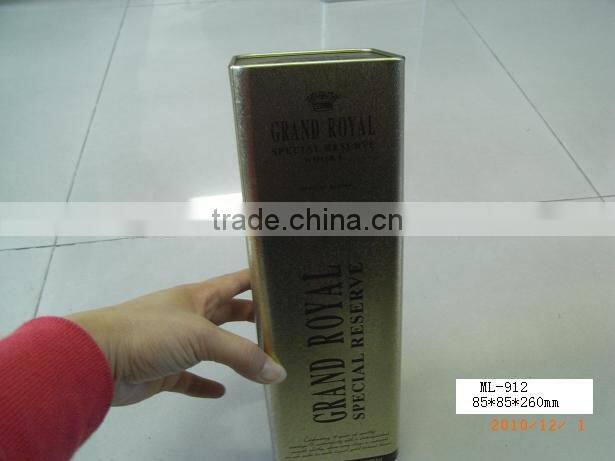 Fashion Wine tin box