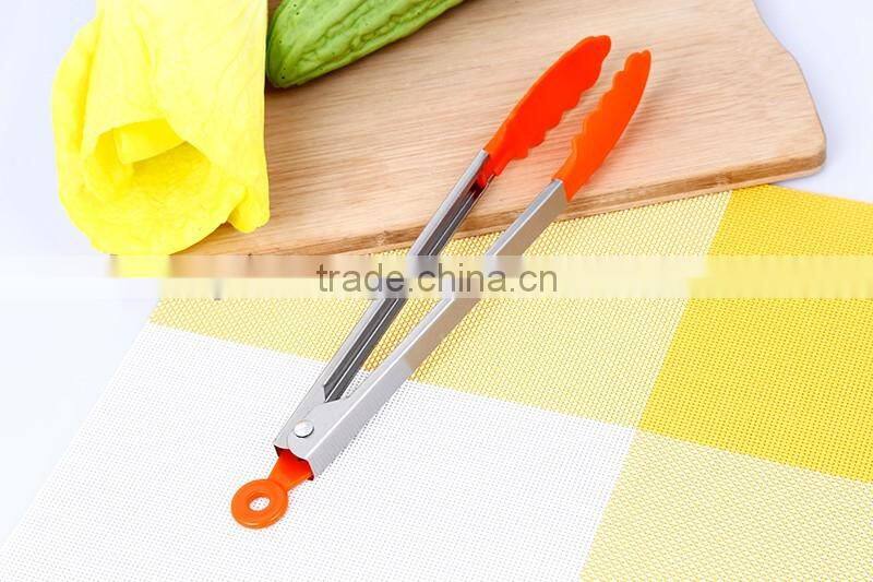 UJ16 9 Inch High Quality Stainless Steel Serving Tongs