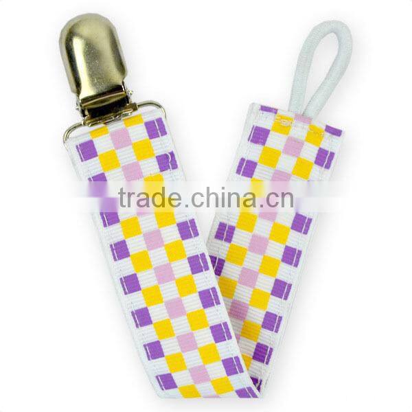 Variety Designs Colorful Baby Pacifier Nipple Clips Holder