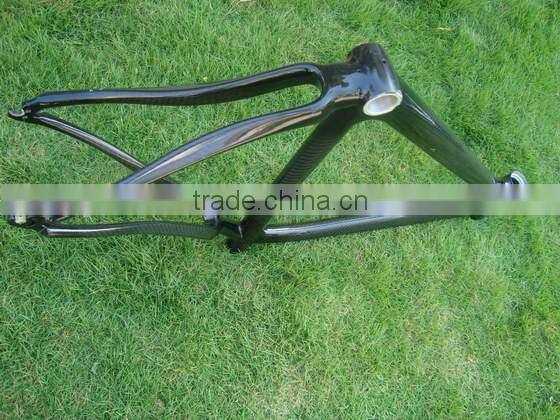 New design fashion high modulus super light full carbon fiber 700C mountain bicycle frame