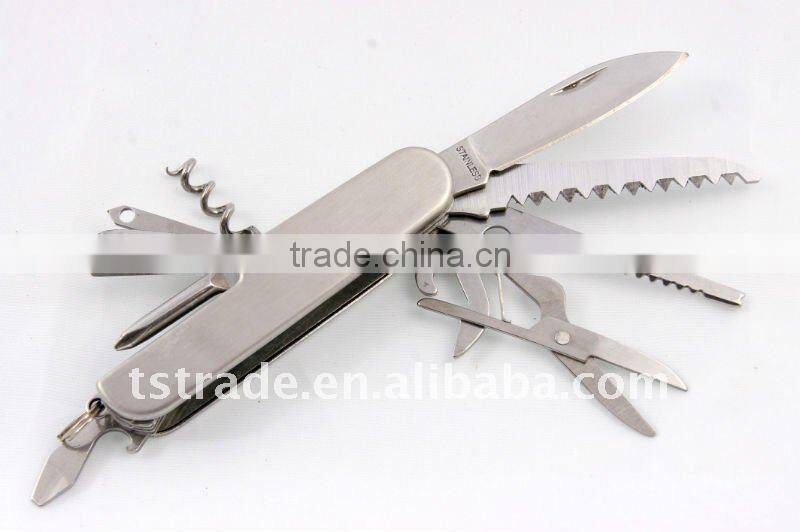 2014 Promotion mini multi function pocket LED gift tool knife K3011SG-1