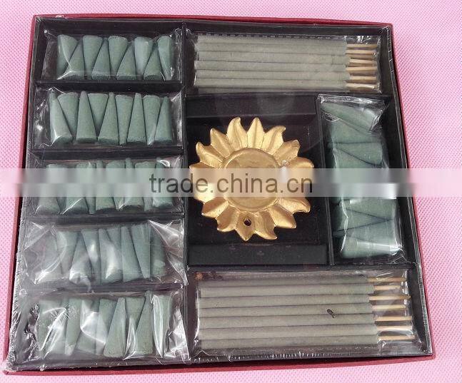 scented incense gift set/color incense sticks/cone incense decorative colored incense