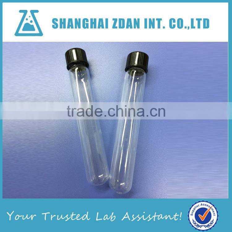 Hot Selling High Clear Soda Or Borosilicate Glass Culture Tube, Test Tube With Cork