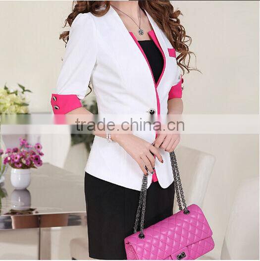 The latest body-con women blazer suit
