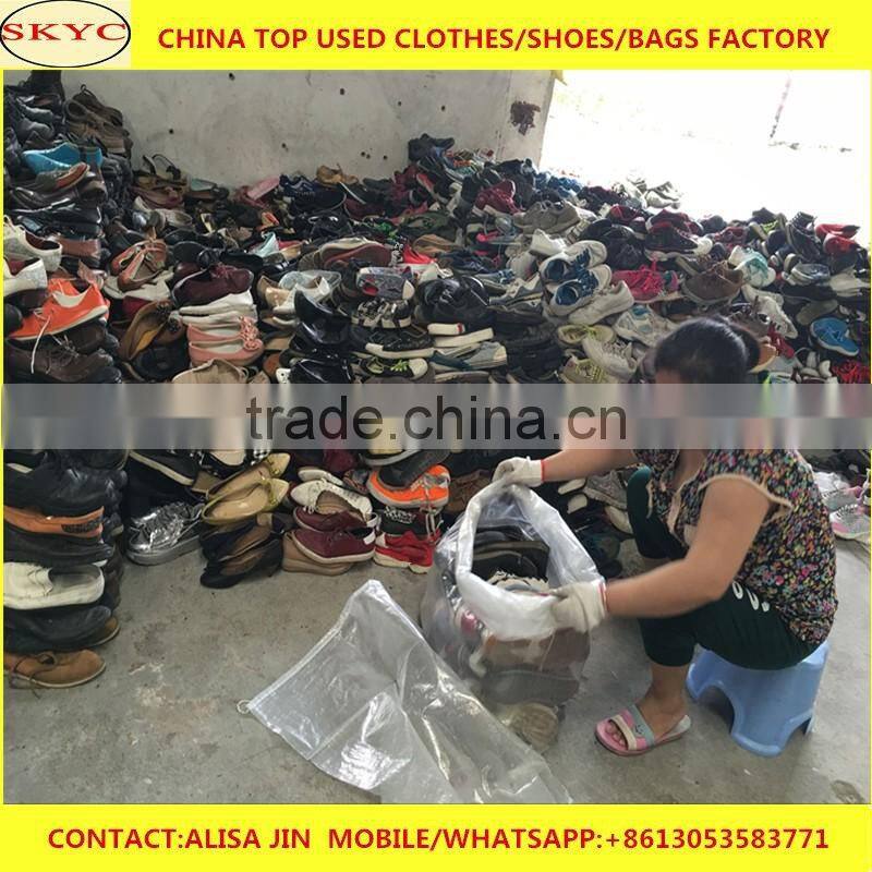 Dongguan factory sorted fairly used shoes for Africa children men women adults big size second hand shoes
