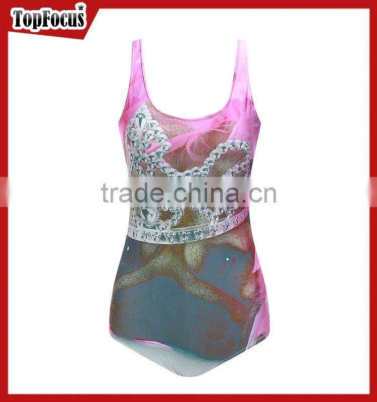 Factory wholesale 2017 new fashion sublimation print bathing suit