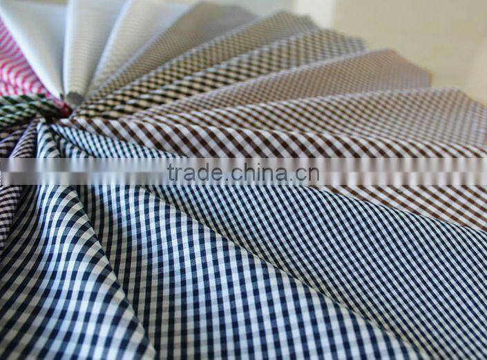 2013 New design check shirting fabric