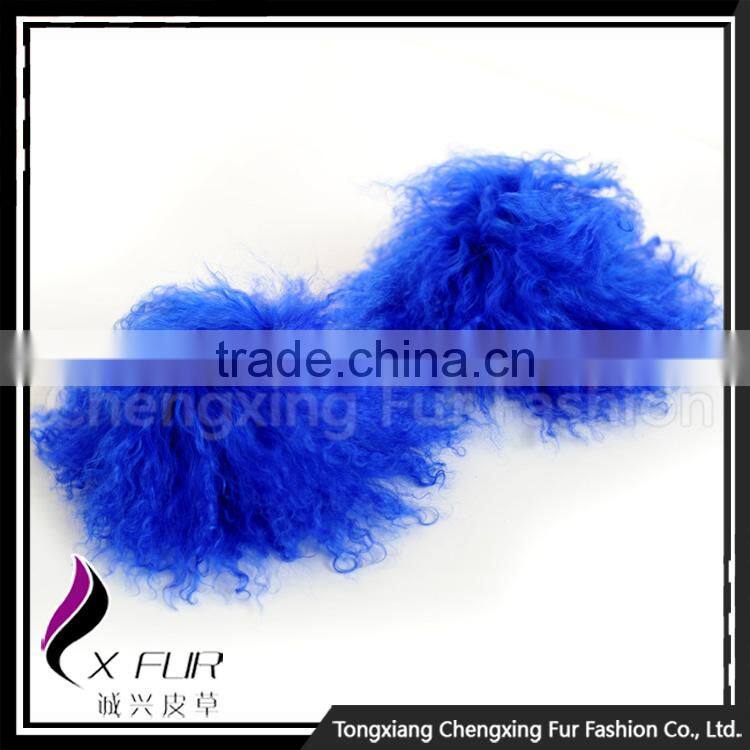 CX-A-47D Wholesale Cheap Cute Gift Multicolor Lamb Fur Slap Cuff Bracelet