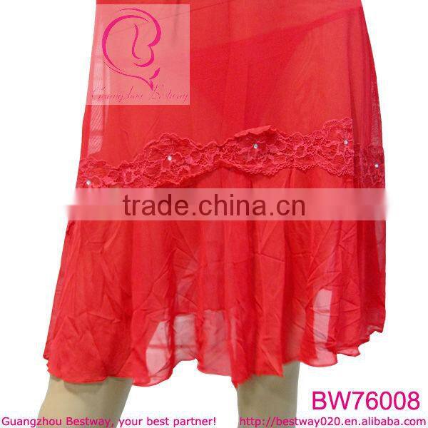 Sex photo hot transparent night dress sexy long lingerie in apparels