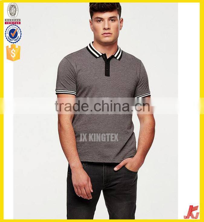 wholesale OEM short sleeve men polo shirt newest design with pique fabric
