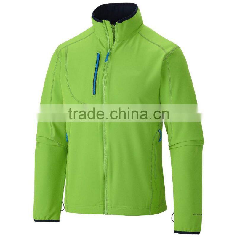 cheap custom hard-wearing softshell jacket for man