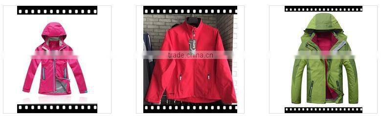 Combination Color Customized Windproof Women Outdoor Jacket