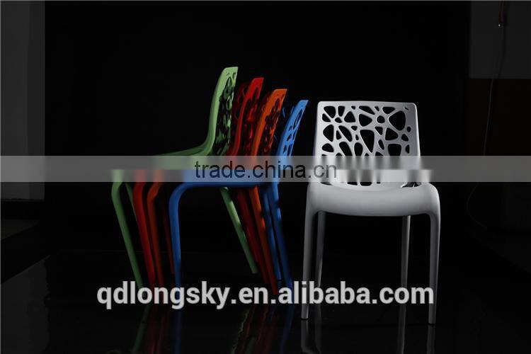 LS-4020B Cheap Outdoor Plastic Garden Chair stacking leisure Chair Plastic Patio Chair