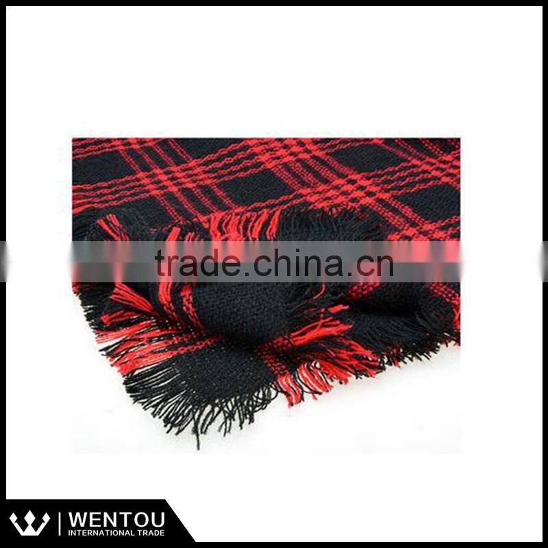 Wholesale Multi-Colored Plaid Oversized Blanket Scarf